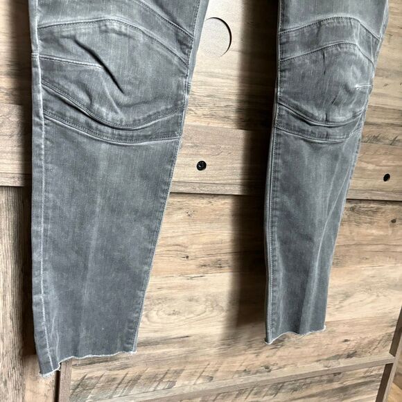 Driftwood Marilyn Black Denim Jeans Punk Rock Goth Knee Patch Women's 31 - Picture 3 of 11